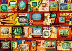 Bluebird Puzzle : Aimee Stewart - Golden Age of Television-Shelf (1000)