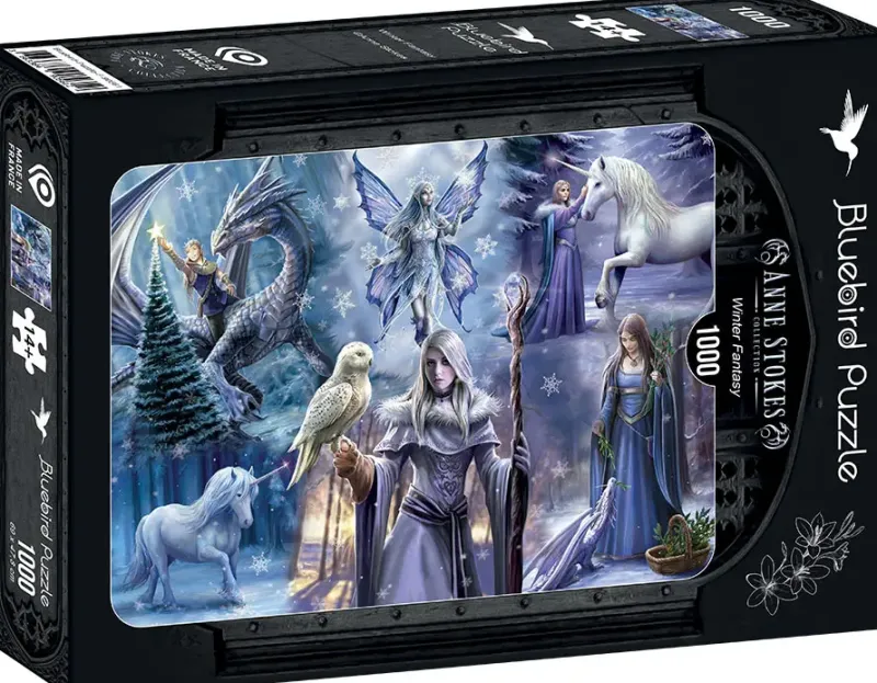 Bluebird Puzzle : Anne Stokes - Winter Fantasy (1000)