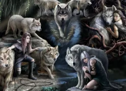 Bluebird Puzzle : Anne Stokes - Wolf collage (1500)