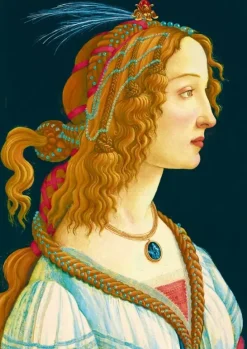 Bluebird Puzzle : Botticelli - Idealized Portrait of a Lady, 1480 (1000)