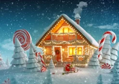 Bluebird Puzzle : Christmas Cottage (500)