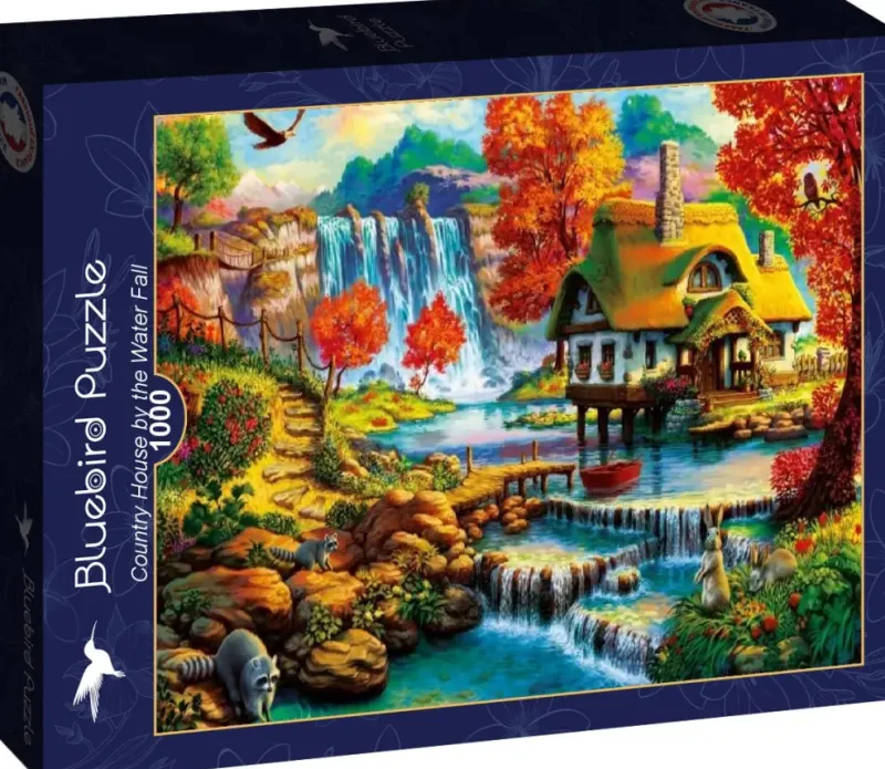 Bluebird Puzzle : Country House by the Water Fall (1000)