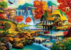 Bluebird Puzzle : Country House by the Water Fall (1000)