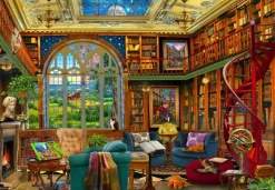 Bluebird Puzzle : Country Library (1000)