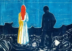 Bluebird Puzzle : Edvard Munch - Two People, The Lonely Ones, 1899 (1000)