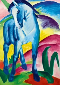 Bluebird Puzzle : Franz Marc - Blue Horse I, 1911 (1000)