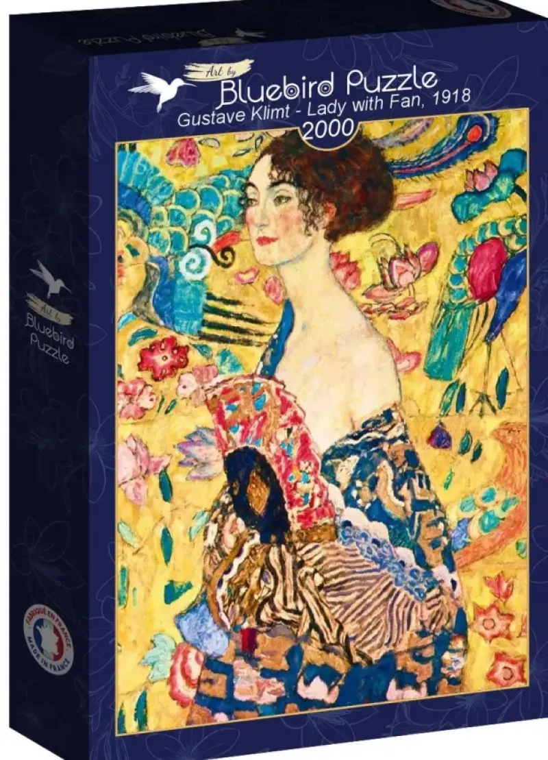 Bluebird Puzzle : Gustav Klimt - Lady With Fan, 1918 (2000)