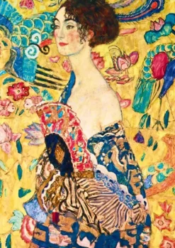 Bluebird Puzzle : Gustav Klimt - Lady With Fan, 1918 (2000)