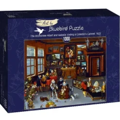 Bluebird Puzzle : Hieronymus Franken Iicirca - The Archdukes Albert and Isabella Visiting a Collector's Cabinet, 1623 (1000)
