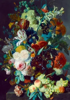 Bluebird Puzzle : Jan Van Huysum - Still Life with Flowers and Fruit, 1715 (1000)