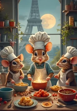 Bluebird Puzzle : Little Chefs of Paris (1000)