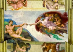 Bluebird Puzzle : Michelangelo - The Creation of Adam, 1511 (1000)