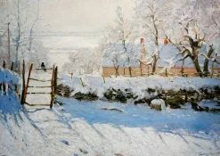 Bluebird Puzzle : Monet - The Magpie, 1869 (1000)