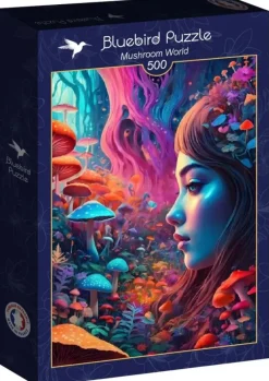 Bluebird Puzzle : Mushroom World (500)