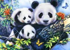 Bluebird Puzzle : Panda Family (1000)