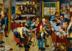 Bluebird Puzzle : Pieter Brueghel the Younger - The Tax-collector's Office, 1615 (1000)