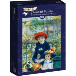 Bluebird Puzzle : Renoir - Two Sisters (On the Terrace), 1881 (1000)
