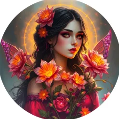 Bluebird Puzzle : Round - Mysterious Beauty (501)