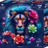Bluebird Puzzle : Round - Rainbow Lion (501)