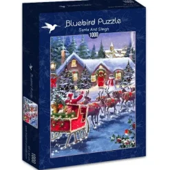 Bluebird Puzzle : Santa and Sleigh (1000)
