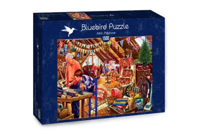 Bluebird Puzzle : Steve Crisp - Attic Playtime (1500)