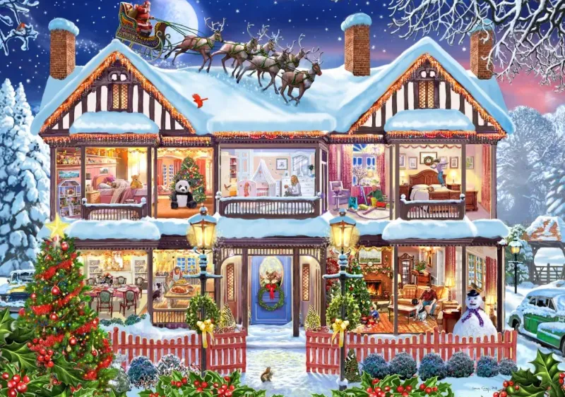 Bluebird Puzzle : Steve Crisp - Christmas House (2000)