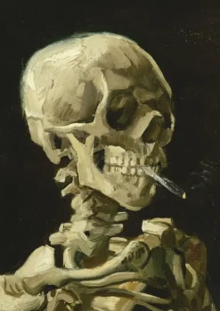 Bluebird Puzzle : Vincent Van Gogh - Head of a Skeleton with a Burning Cigarette, 1886 (1000)