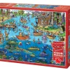Cobble Hill : Doodle Town - Gone Fishing (1000)