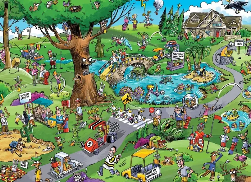 Cobble Hill : Doodle Town - Par for the Course (1000)