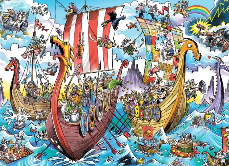 Cobble Hill : Doodle Town - Viking Voyage (1000)
