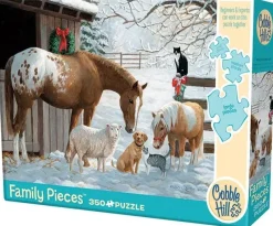 Cobble Hill : Family Pieces - Winter Barnyard (350)