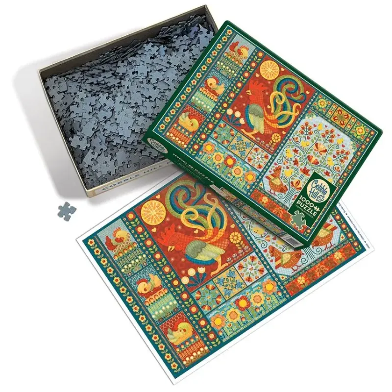 Cobble Hill : Scandi Chicken Quilt (1000)