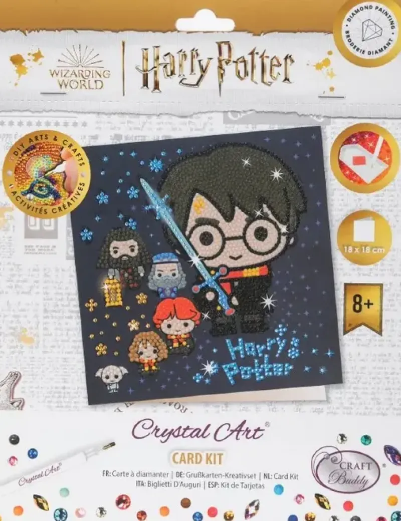 Craft Buddy : Crystal Card Kit - Harry Potter Family