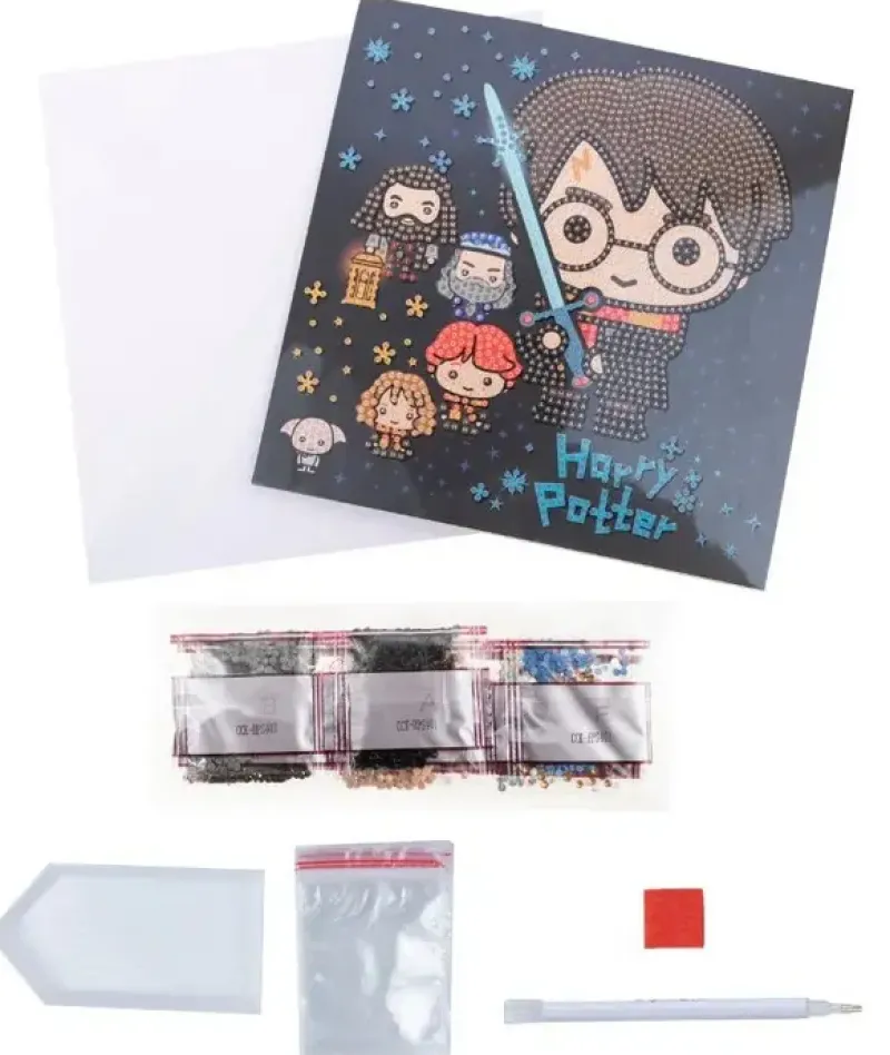 Craft Buddy : Crystal Card Kit - Harry Potter Family