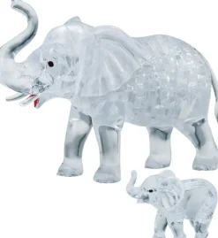 Crystal Puzzle : Elephant & Baby (46)