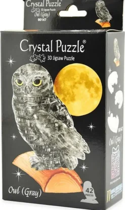 Crystal Puzzle : Owl - Gray (42)