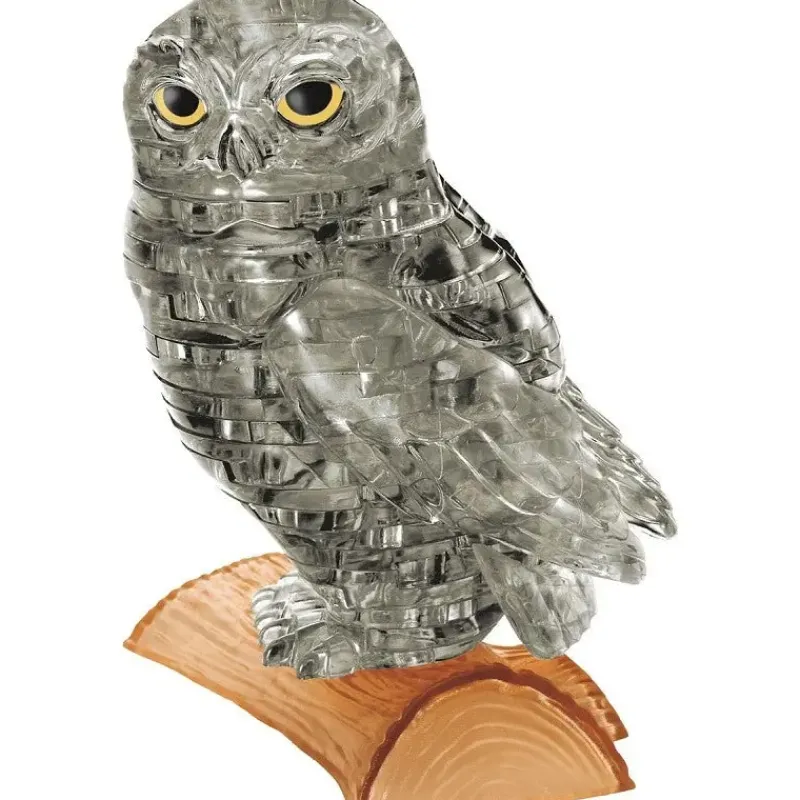 Crystal Puzzle : Owl - Gray (42)