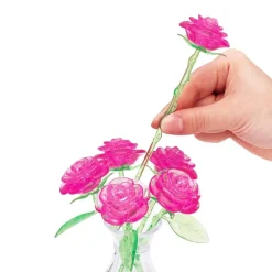 Crystal Puzzle : Six Roses - Pink (47)
