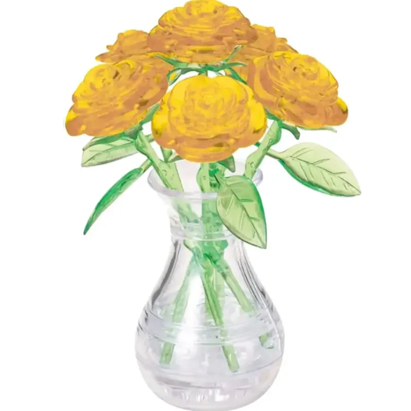 Crystal Puzzle : Six Roses - Yellow (47)