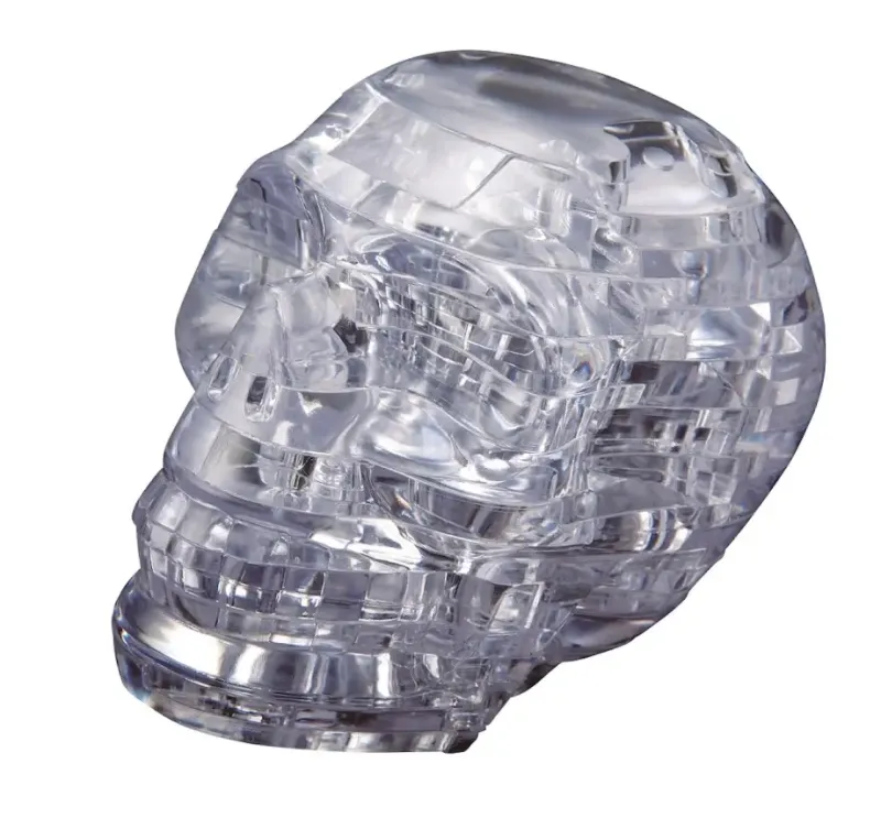 Crystal Puzzle : Skull - Clear (48)