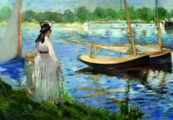 D-Toys : Edouard Manet - The-Banks of the Seine at Argenteuil (1000)