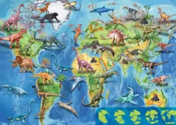 Educa : Dinosaurs World Map (150)