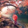 Educa : Sunrise in Katsura River, Japan (1000)