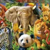 Educa : Wild Animal Collage (500)
