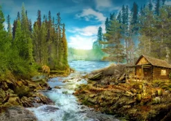 Enjoy : A Log Cabin by the Rapids (1000)
