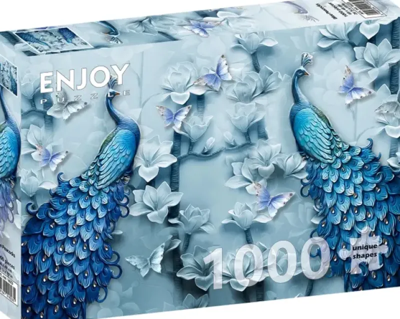 Enjoy : Blue Peacocks (1000)