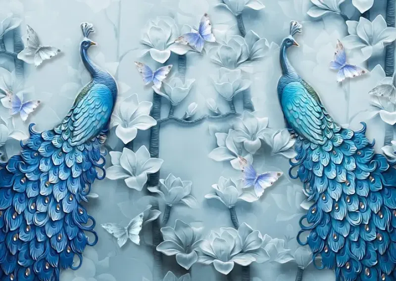 Enjoy : Blue Peacocks (1000)