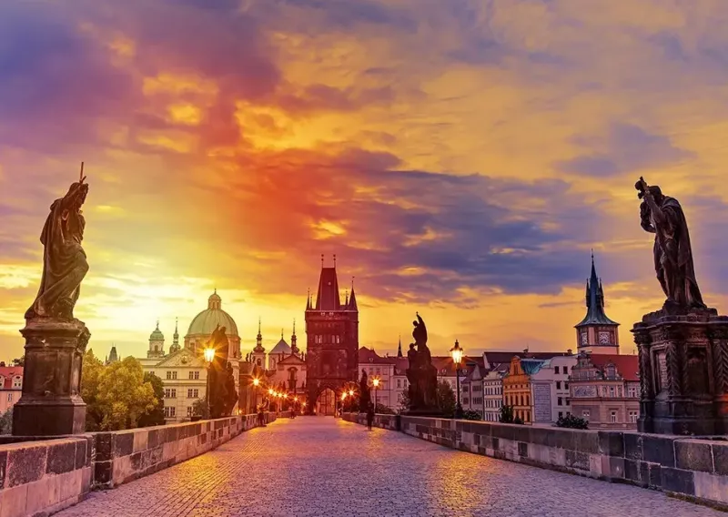 Enjoy : Charles Bridge at Sunset, Prague (1000)