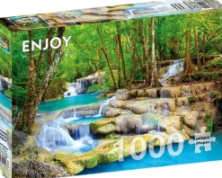 Enjoy : Turquoise Waterfall, Thailand (1000)