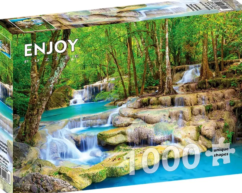 Enjoy : Turquoise Waterfall, Thailand (1000)